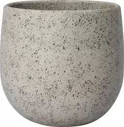 Intratuin Intratuin bloempot Lix crème D 29 H 27 cm aanbieding