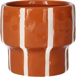 Intratuin Duif bloempot Ariona terracotta D 13,6 H 13,1 cm aanbieding