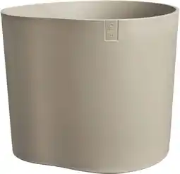 Intratuin Elho bloempot Eden taupe 33 x 35 x 32 cm aanbieding