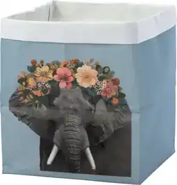 Intratuin Intratuin bloempot Manu olifant blauw 18 x 18 x 20 cm aanbieding