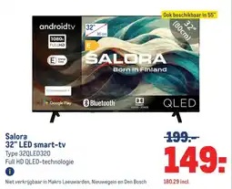 Makro Salora LED Smart TV aanbieding