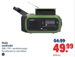Makro Nedis Noodradio aanbieding