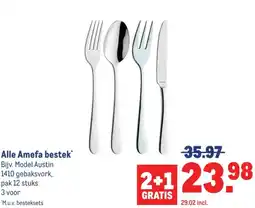 Makro Alle Amefa bestek aanbieding