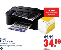 Makro Canon 3-in-1 printer aanbieding