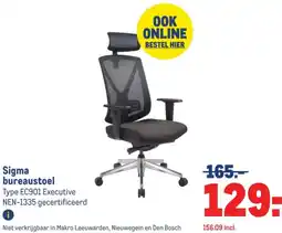 Makro Sigma bureaustoel aanbieding