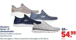 Makro Skechers heren of damessneaker aanbieding