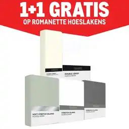 Makro Op romanette hoeslakens aanbieding