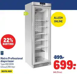 Makro Metro Professional diepvriezer aanbieding