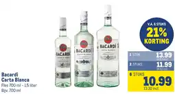 Makro Bacardi Carta Blanca aanbieding