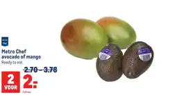 Makro Metro Chef avocado of mango aanbieding
