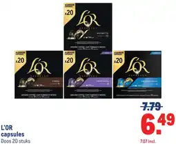 Makro L'OR capsules aanbieding