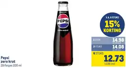 Makro Pepsi zero krat aanbieding