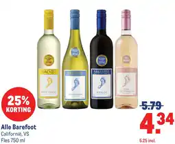 Makro Alle Barefoot aanbieding