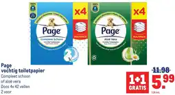 Makro Page vochtig toiletpapier aanbieding