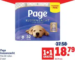 Makro Page kussenzacht aanbieding