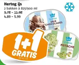Poiesz Hertog ijs aanbieding