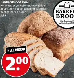 Poiesz Bakkersbrood heel aanbieding