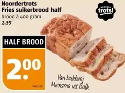 Poiesz Noordertrots Fries suikerbrood half aanbieding