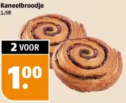 Poiesz Kaneelbroodje aanbieding