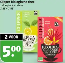 Poiesz Clipper biologische thee aanbieding