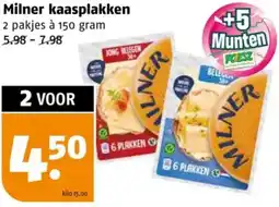 Poiesz Milner kaasplakken aanbieding