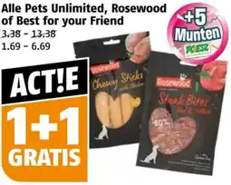 Poiesz Alle Pets Unlimited, Rosewood of Best for your Friend aanbieding