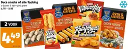 Poiesz Duca snacks of alle Topking aanbieding