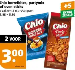 Poiesz Chio borrelbites, partymix of oven sticks aanbieding