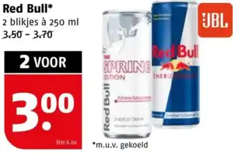 Poiesz Red Bull aanbieding