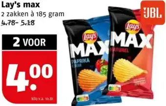 Poiesz Lay's max aanbieding