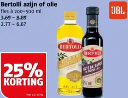 Poiesz Bertolli azijn of olie aanbieding