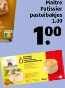 Poiesz Maitre Patissier pasteibakjes aanbieding