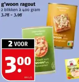 Poiesz G'woon ragout aanbieding