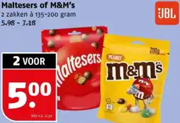 Poiesz Maltesers of M&M's aanbieding