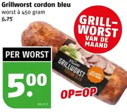 Poiesz Grillworst cordon bleu aanbieding