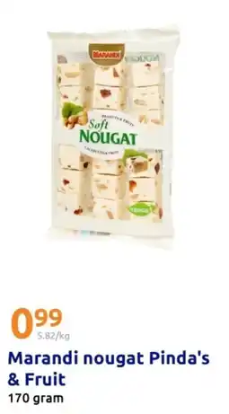 Action Marandi nougat Pinda's & Fruit aanbieding