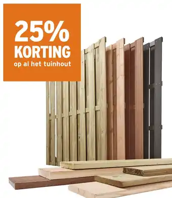 GAMMA Op al het tuinhout aanbieding