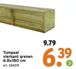 GAMMA Tuinpaal vierkant grenen aanbieding