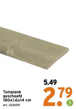 GAMMA Tuinplank geschaafd aanbieding