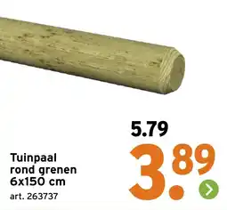 GAMMA Tuinpaal rond grenen aanbieding