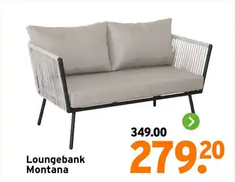 GAMMA Loungebank montana aanbieding