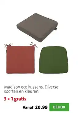 Intratuin Madison eco kussens aanbieding