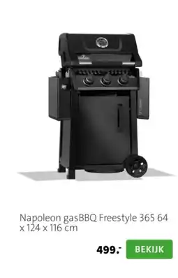 Intratuin Napoleon gas BBQ Freestyle 365 aanbieding