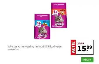Intratuin Whiskas kattenvoeding aanbieding