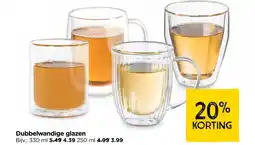 Xenos Dubbelwandige glazen aanbieding