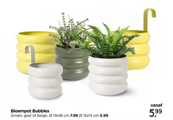 Xenos Bloempot Bubbles aanbieding