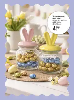Xenos Voorraadpot met oren aanbieding