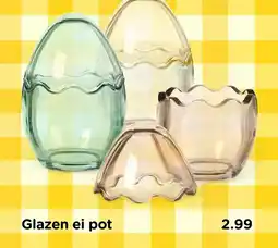 Xenos Glazen ei pot aanbieding