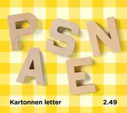 Xenos Kartonnen letter aanbieding