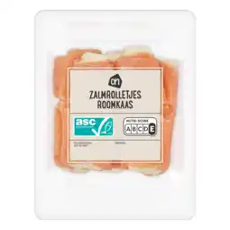 Albert Heijn AH Zalmrolletjes roomkaas aanbieding